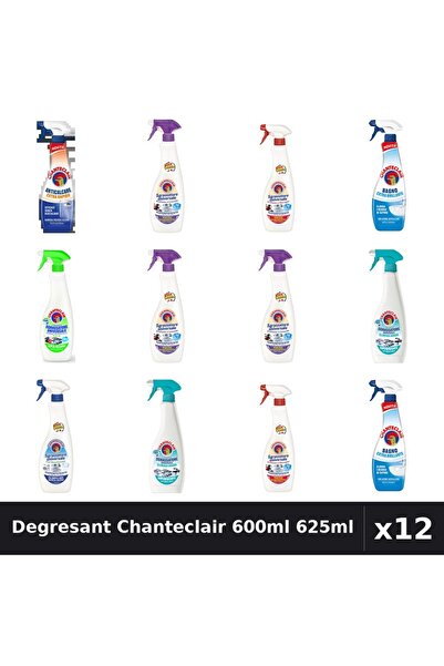 Chanteclair Set 12 Degresant Universal 600ml 625ml - 8 Arome, Marsilia, Lavan...