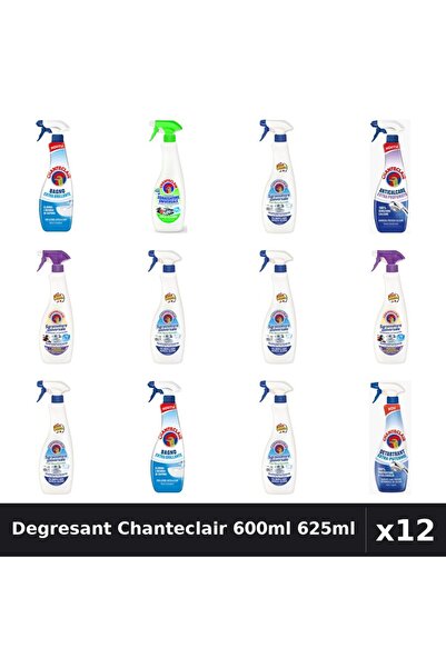 Chanteclair Set 12 Degresant Universal 600ml 625ml - Bicarbonat, Lămaie, Mosc...