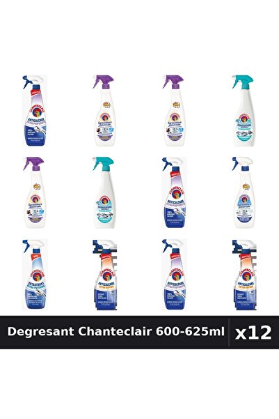 Chanteclair Set 12 Degresant Universal 600-625ml - Lavanda, Anticalcar, Bicar...