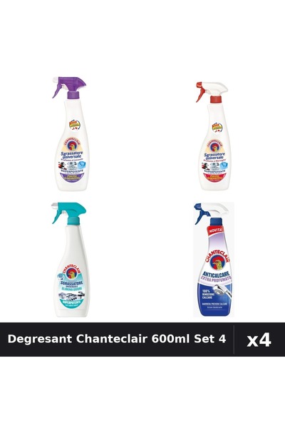 Chanteclair Set 4 Degresant Universal 600-625ml - Lavanda, Marsilia, Anti-Miros