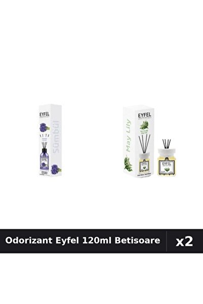 Eyfel Set 2 Odorizante Camera Betisoare - Zambile, Lacramioare - 120ml