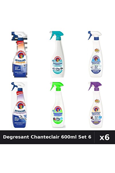 Chanteclair Set 6 Degresant Universal 600-625ml - Anti-Miros, Bicarbonat, Lav...