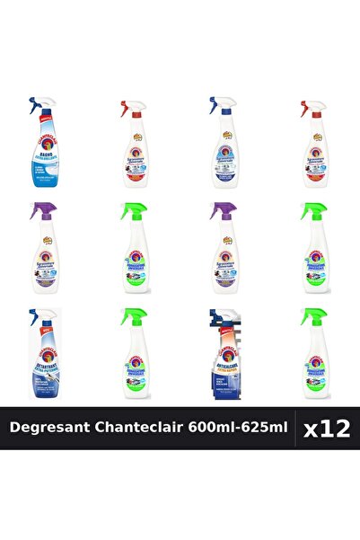 Chanteclair Set 12 Degresant Universal 600ml-625ml - 7 Arome, Anticalcar, Det...