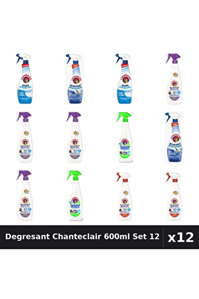 Chanteclair Set 12 Degresant Universal 600ml - Lavanda, Lămâie, Marseilia, Mosc
