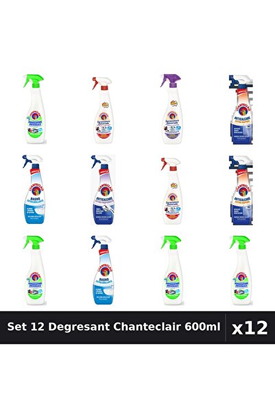 Chanteclair Set 12 Degresant Universal 600ml - Extra Parfumat, Extra Rapid, E...