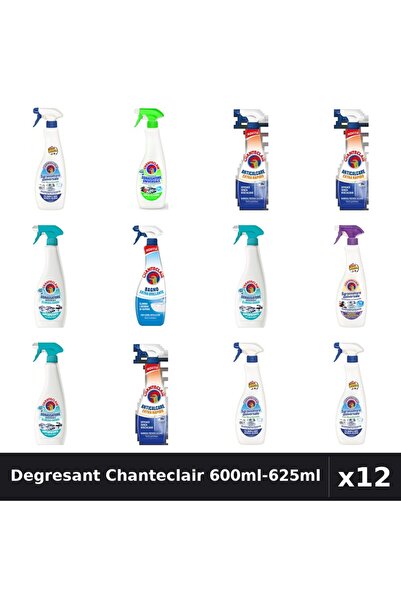 Chanteclair Set 12 Degresant Universal 600ml-625ml - 6 Arome, Bicarbonat, Lav...