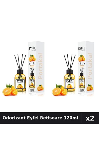 Eyfel Set 2 Odorizant Camera Betisoare Portocala 120ml - Parfum Intens
