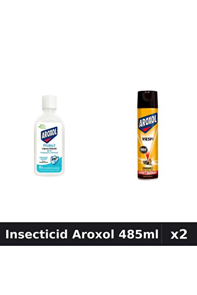 Aroxol Set 2 Insecticid - Loțiune Repelent 85ml + Spray 400ml - Protecție Ins...