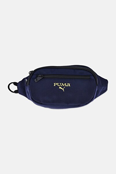 Puma Men Brand Logo Rider Waist Bag, Navy