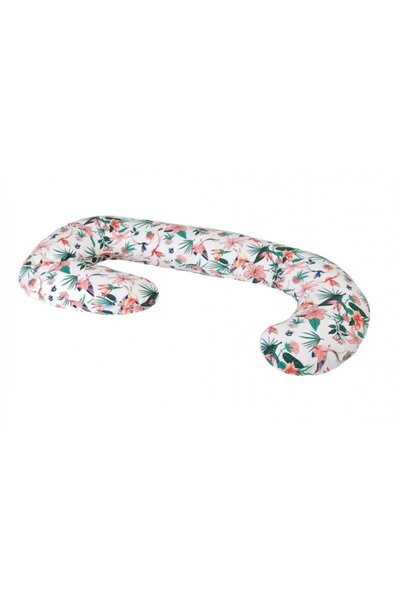BabyMatex Nursing pillow with Cotton cover Birds and Flowers 02