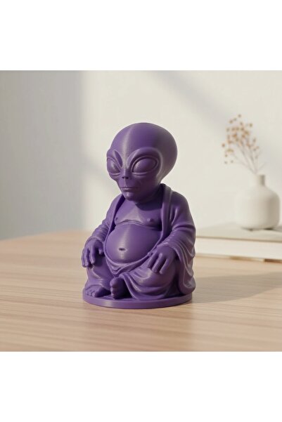 OEM Statueta Decorativa Alien Meditatie, Obiect Decor Casa si Birou