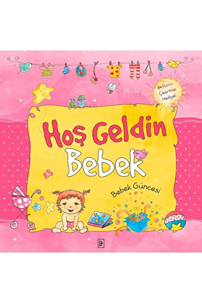 Parodi Yayınları Welcome Baby - Baby's Diary Pink (Hardcover)