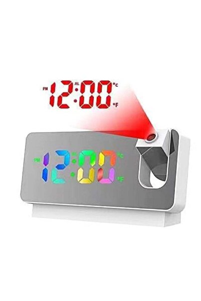 Arabest Projection Digital Alarm Clock,180° Rotation,LED Display,USB Charger,...
