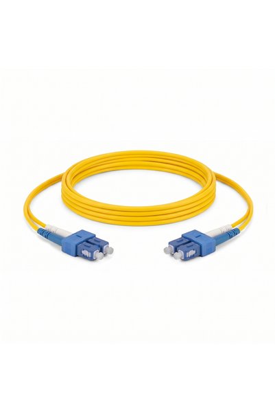 ALFAFONET Sc/Upc-Sc/Upc Singlemode Duplex 2 Meter Fiber Patch Cord