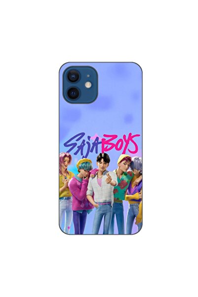 OEM Husa compatibila cu Apple iPhone 12 Silicon Gel Tpu Model KPop Demon Hunt...