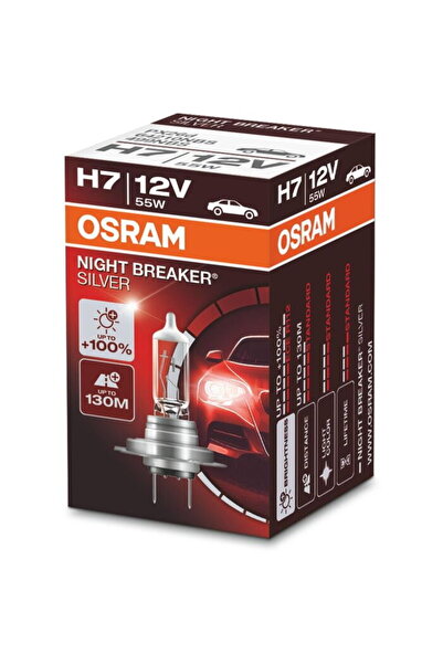 Osram Bec H7 Nihgt Breaker Silver +100% lumina, cutie 1 bucata