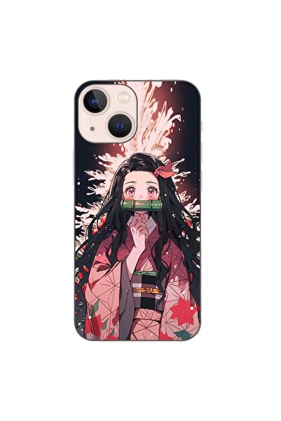 OEM Husa compatibila cu Apple iPhone 13 Mini Silicon Gel Tpu Model Demon Slay...