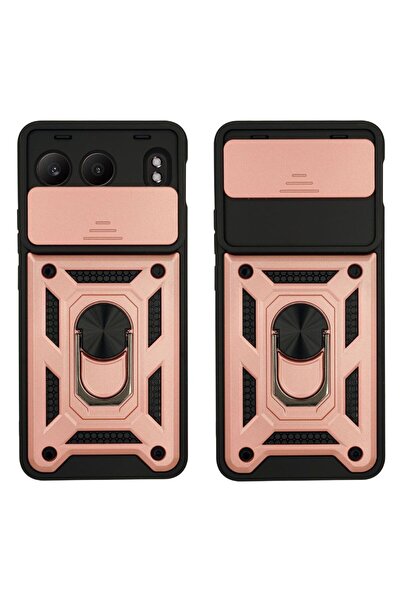 Sonique Θήκη Ring Armor CamPro για OnePlus OnePlus Nord 4 5G Ροζ Χρυσό