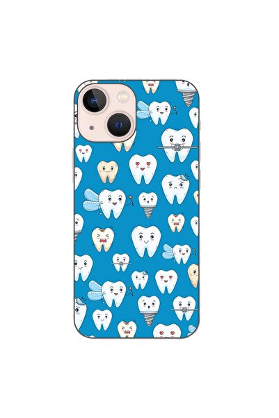 OEM Husa compatibila cu Apple iPhone 13 Mini Silicon Gel Tpu Model Dentist Pa...