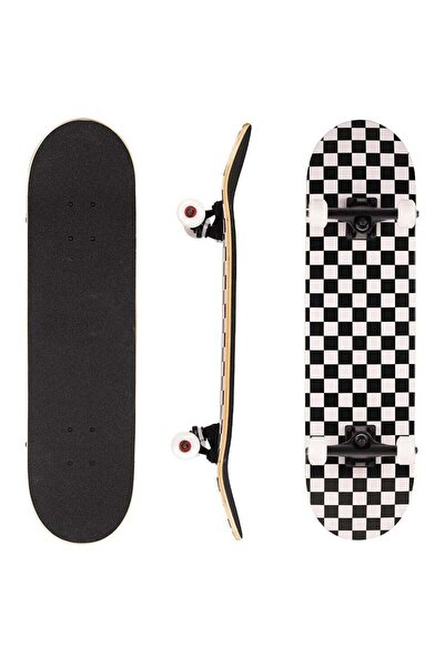 Arabest Skateboard for Beginners,80 x 20cm,7-Layer Maple Double Kick Concave,...