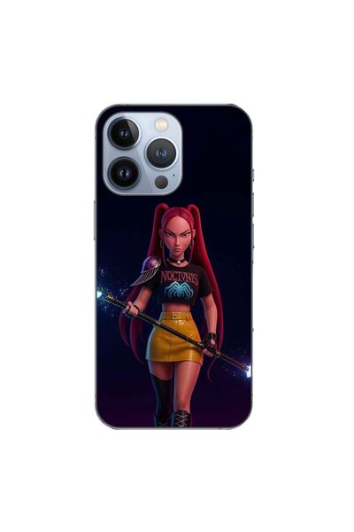 OEM Husa compatibila cu Apple iPhone 13 Pro Silicon Gel Tpu Model KPop Demon ...