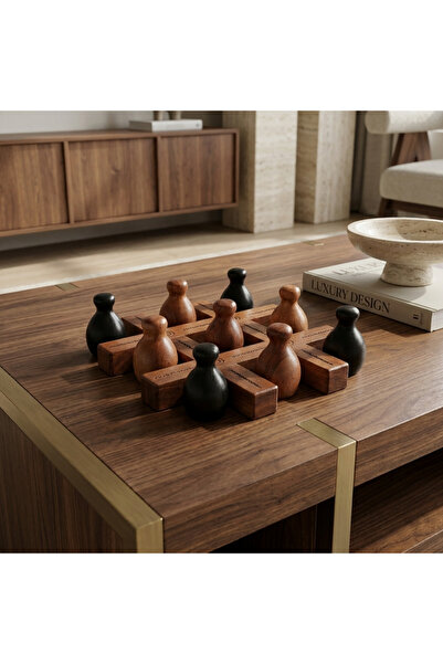 Vi Markets A handcrafted 3D Tic-Tac-Toe game from India, featuring unique woo...