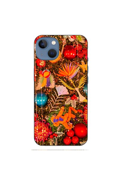 OEM Husa compatibila cu Apple iPhone 13 Silicon Gel Tpu Model Craciun Decor B...