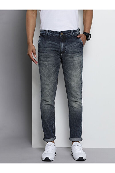 The Indian Garage Co By Styli Men Slim Fit Solid Jeans