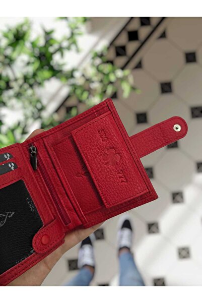 VİSSO 112 Genuine Leather Men's and Women's Wallet Leather Bag with Coin Pock...