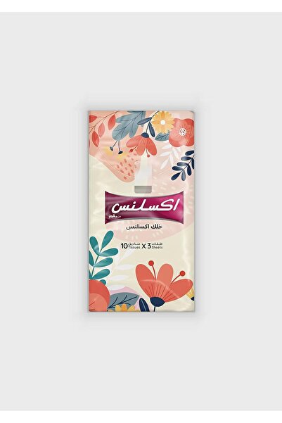 Excellence مناديل جيب 10 ورقات × 3 طبقات - علبة تحتوي على 18 عبوة