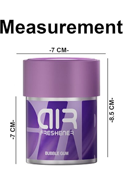 Auto Family FZE Bubble Gum Scent Car Air Freshener – Long Lasting Gel Freshener for Car, Home & Office | Odor Eliminator