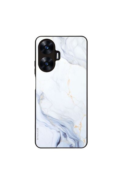 Sonique Θήκη Marble Series για Realme C55 Λευκό 02