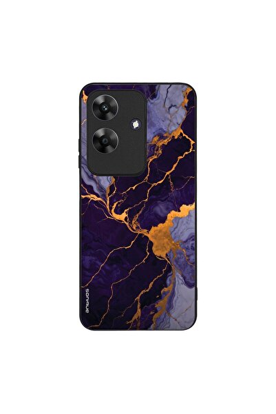 Sonique Θήκη Marble Series για Realme Note 60 4G Μωβ