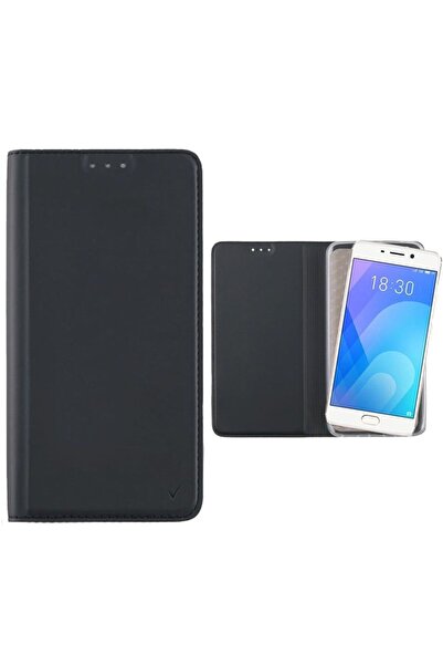 OEM Magnet Book Stand Meizu M6 Note Σκούρο Γκρι