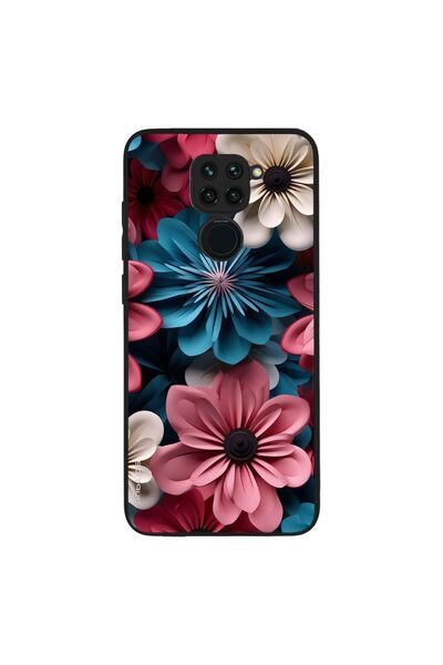 Sonique Θήκη 3D Flower Series για Xiaomi Redmi Note 9 Ροζ 01