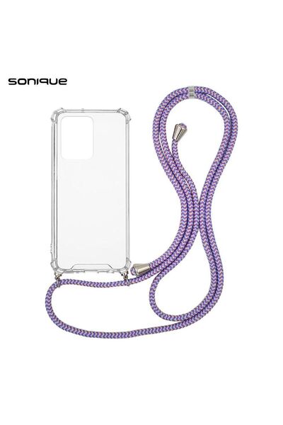 Sonique Θήκη Σιλικόνης με Κορδόνι Armor Clear Xiaomi Redmi Note 12 Pro 5G / P...