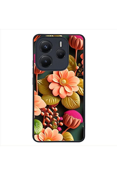 Sonique Θήκη 3D Flower Series για Xiaomi Redmi Note 14 5G Σομόν