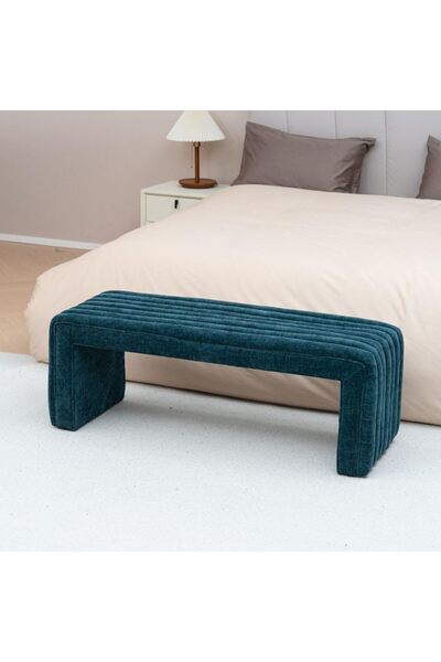 Danube Home Lizza Bench | Multi-Functional Stool | Upholstered Footrest Witho...