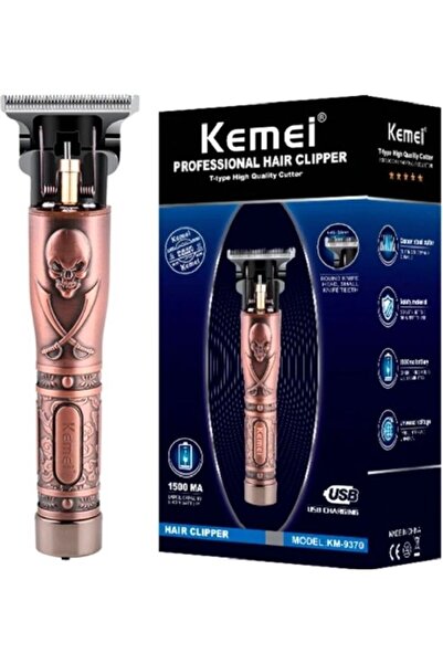 Kemei ماكينة حلاقة وتشذيب الشعر واللحية الكهربائية الاحترافية القابلة لإعادة ...