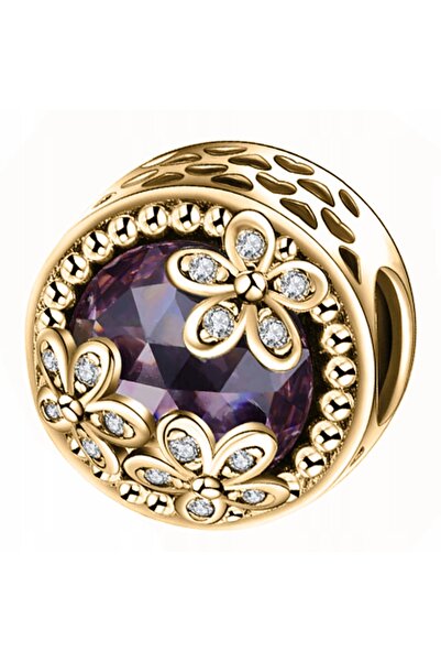 Larezo pandantiv, element decorativ, Model Margele Cu Flori, Cristal, Diametr...