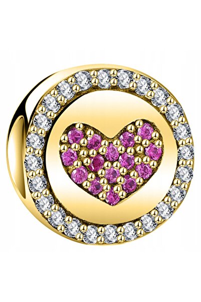 Larezo Pandantiv Tip Charm Pentru Bratari Modulare, Argint 925 Placat Cu Aur ...