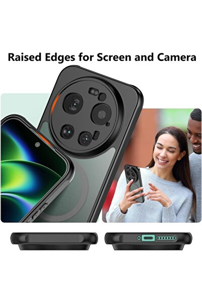 Rivor Xiaomi Mi 17 Ultra Uyumlu Kılıf Kamera Çıkıntı Magsafe Şarj Destekli Mat Hassas Button Kapak