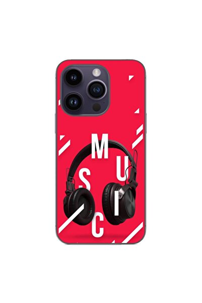 OEM Husa compatibila cu Apple iPhone 15 Pro Silicon Gel Tpu Model Music Headp...