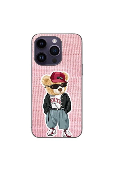 OEM Калъф, съвместим с Apple iPhone 15 Pro, силиконов гел TPU, с десен  "Розо...