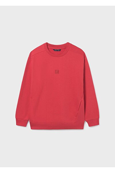 MAYORAL Boy's Two-Thread Sweatshirt Red
