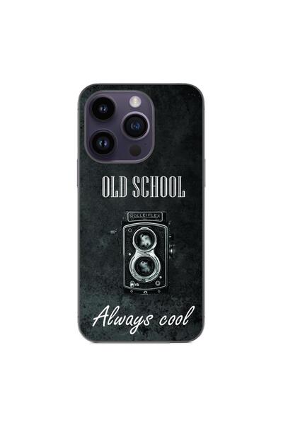 OEM Husa compatibila cu Apple iPhone 15 Pro Silicon Gel Tpu Model Retro Camera