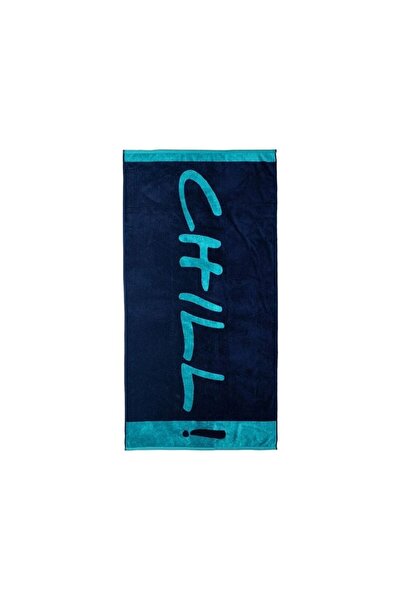 OEM Premium Blue "Chill" Beach Towel 180x100cm