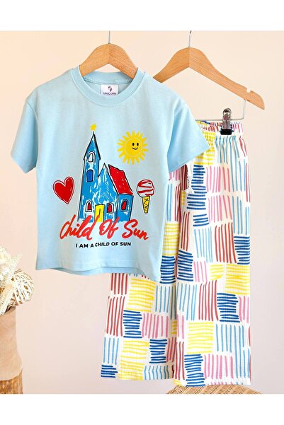 MODEL Alt Üst Müslin Pantolon Tişört Takım