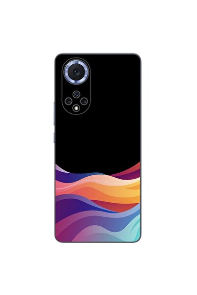 OEM Θήκη συμβατή με Huawei Nova 9 Σιλικόνης Τζελ TPU με σχέδιο Νέον Κύματα