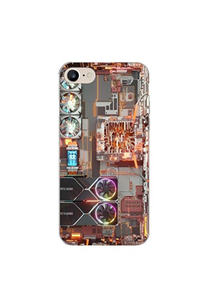 OEM Husa compatibila cu Apple iPhone 7, iPhone 8, iPhone SE 2020 Silicon Gel ...